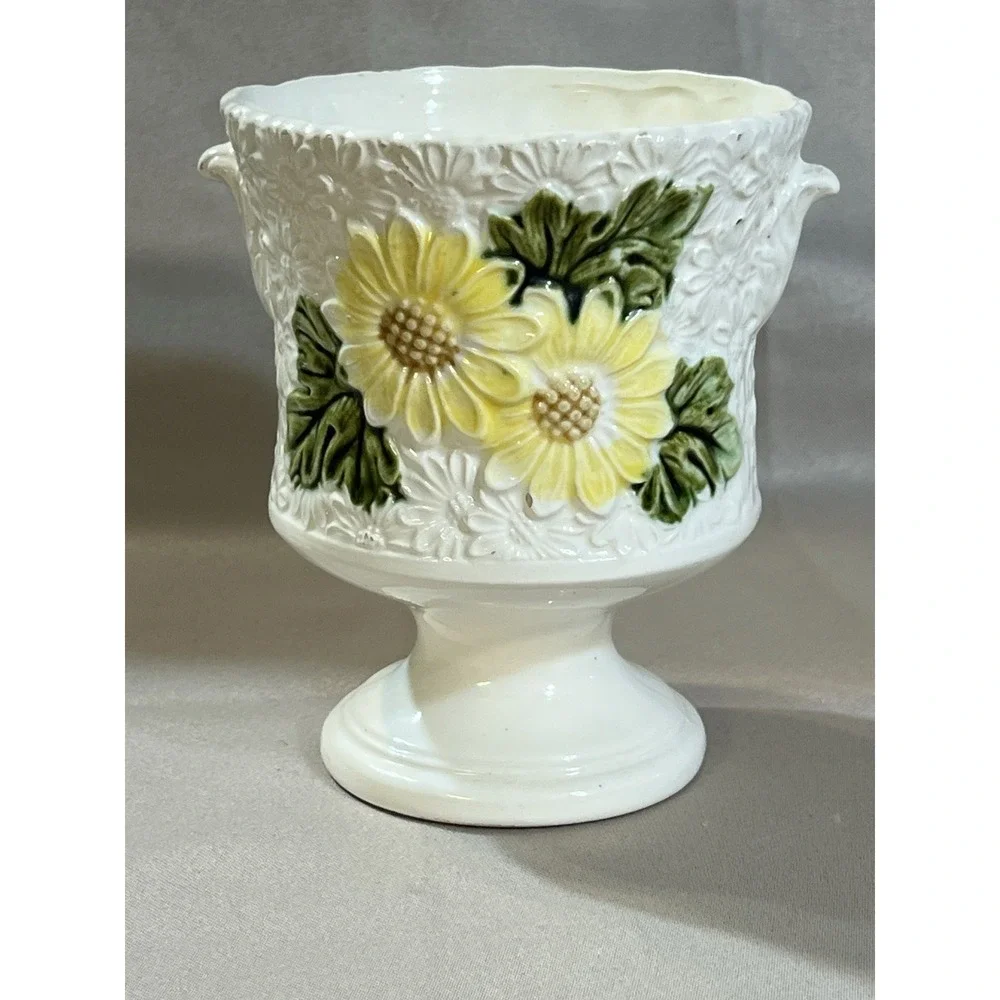 VTG Lefton Sunflower Planter/Vase Garden C-1935 5.5